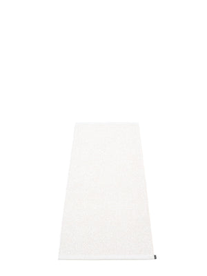 Pappelina Svea White Metallic Runner Rug - Cloudberry Living