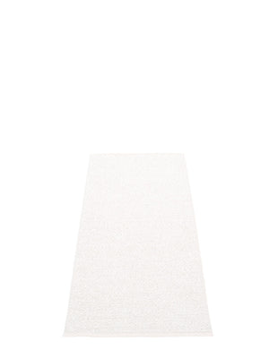 Pappelina Svea White Metallic Runner Rug - Cloudberry Living