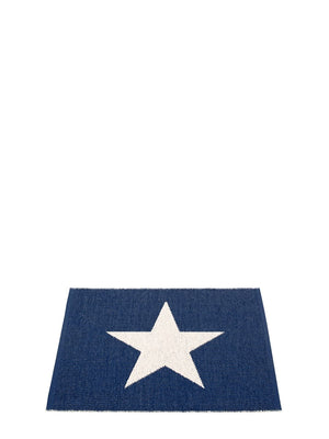 Pappelina Viggo One Dark Blue Runner Rug - Cloudberry Living