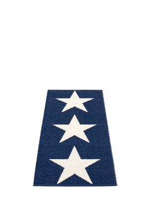 Pappelina Viggo One Dark Blue Runner Rug - Cloudberry Living