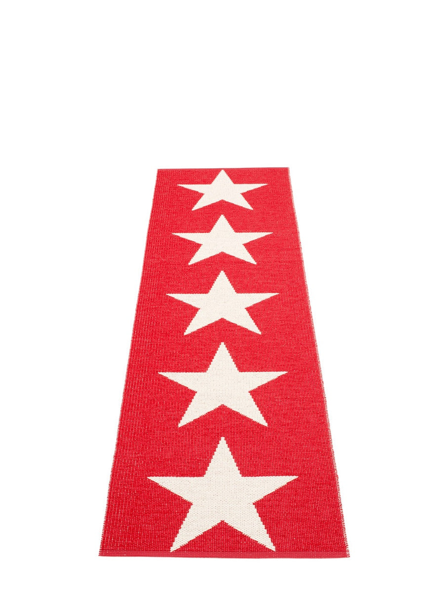 Pappelina Viggo One Red Runner Rug - Cloudberry Living