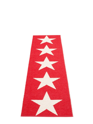 Pappelina Viggo One Red Runner Rug - Cloudberry Living