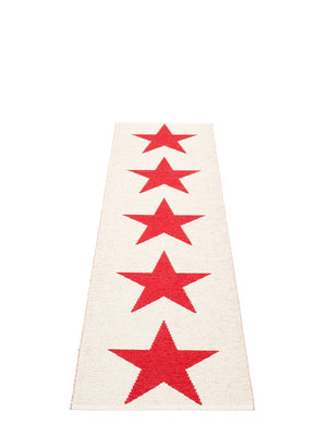 Pappelina Viggo One Red Runner Rug - Cloudberry Living