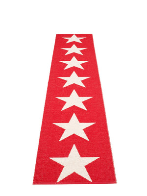 Pappelina Viggo One Red Runner Rug - Cloudberry Living