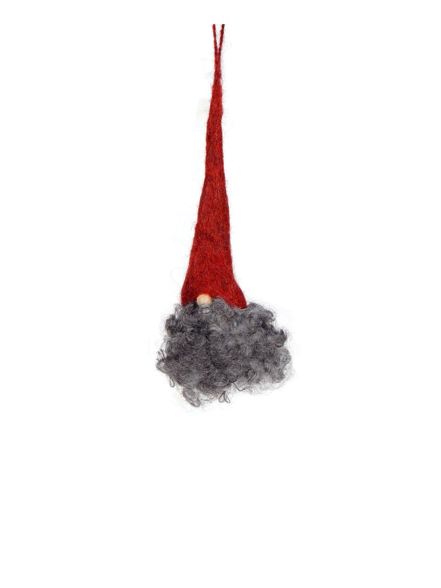 Christmas Tomte Grankvis Red Cap Grey Beard Set of 3 - Cloudberry Living