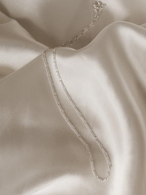 Studio Adorn Silver Figaro Chain - Cloudberry Living