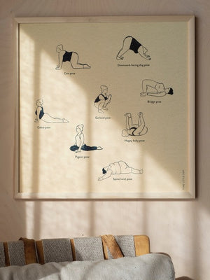 Fine Little Day Yoga Poster - Cloudberry Living
